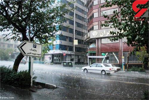 باران در تهران رکورد زد